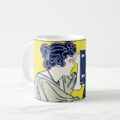 Mug Femme caméra, photographe, Van Caspel (Devant gauche)