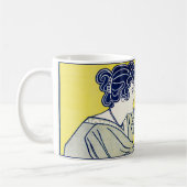 Mug Femme caméra, photographe, Van Caspel (Gauche)