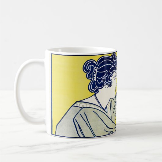 Mug Femme caméra, photographe, Van Caspel (Gauche)