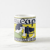 Mug Femme caméra, photographe, Van Caspel (Centre)