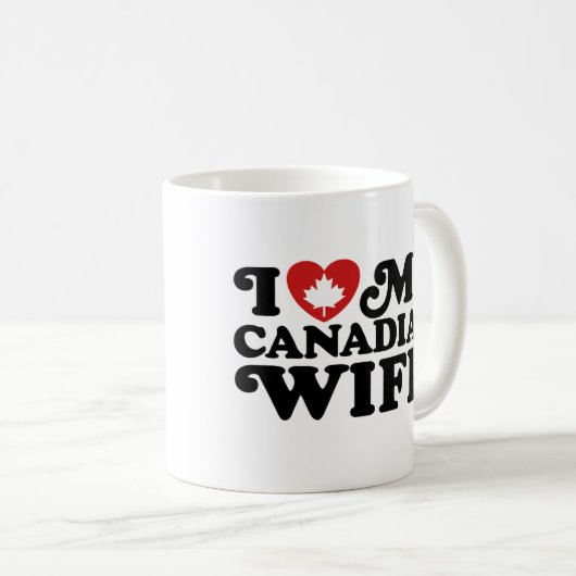 Mug Femme canadienne (Devant droit)