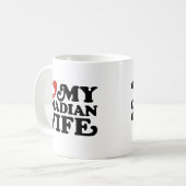 Mug Femme canadienne (Devant gauche)