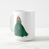 Mug Femme Capricorne déesse Texte personnalisé (Devant gauche)