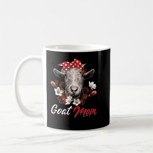 Mug Femme Chèvre maman tshirt chèvre amateurs fermiers (Gauche)