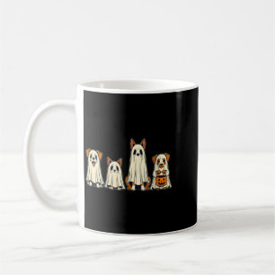 Mug Femme Chien Fantôme Halloween Col en V