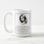 Mug Femme — Citation de batteur différente (Gauche)
