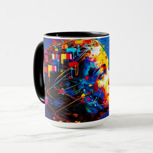 Mug Femme cognitive (Devant gauche)