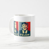 Mug Femme contre Felon (Devant gauche)