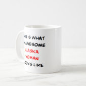 Mug femme d'Alaska, formidable (Devant gauche)