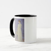 Mug Femme dans le blanc sur une plage, 1893 (Devant gauche)