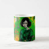 Mug femme dans le champ coloré (Centre)