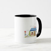 Mug Femme dans un café-restaurant (Devant droit)