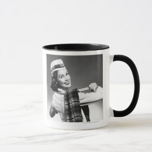 Mug Femme dans un casquette