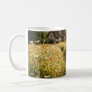 Mug Femme dans un champ de blé