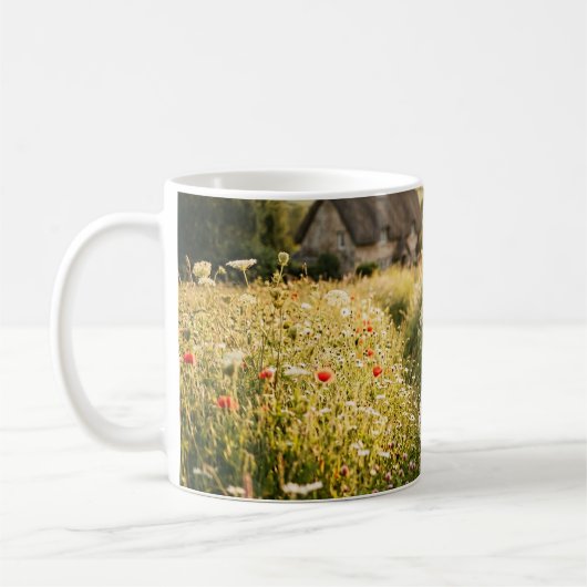 Mug Femme dans un champ de blé (Gauche)