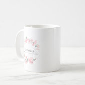 Mug Femme de chambre rose (Devant gauche)