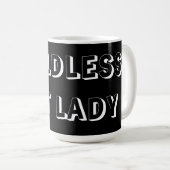 Mug Femme de chat sans enfant (Devant droit)