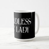 Mug Femme de chat sans enfant (Devant droit)