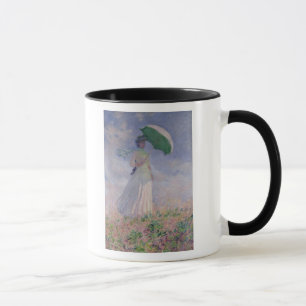 Mug Femme de Claude Monet   avec un parasol tourné à
