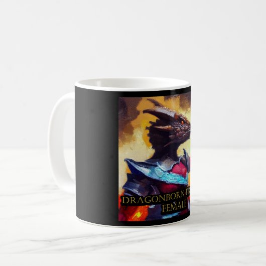 Mug Femme de combat à mort-née (Devant gauche)