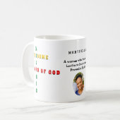 Mug FEMME DE DIEU Melanin sur mesure (Devant gauche)