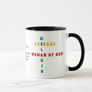 Mug FEMME DE DIEU Mélanine Awesome Personnalisée