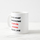 Mug femme de Floride, formidable (Devant gauche)