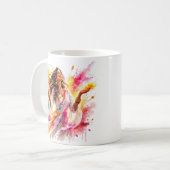 Mug Femme de la fête Holi (Devant gauche)