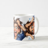 Mug Femme de mal de tête (Devant droit)