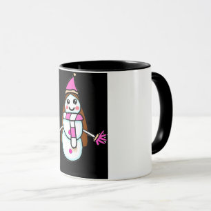 Mug Femme de Neige Magique - Personnage Original par A