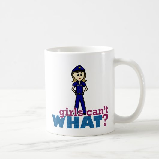 Mug Femme de police (Droite)
