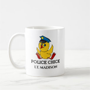 Mug Femme de police