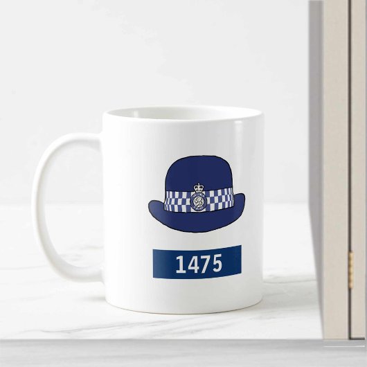 Mug Femme de police britannique avec Casquette WPC - A