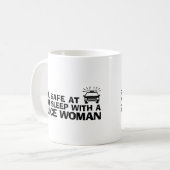 Mug Femme de police drôle (Devant gauche)