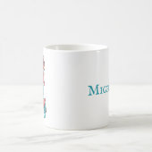 Mug Femme de sirène Whimsical avec Casquette et Seahor (Centre)
