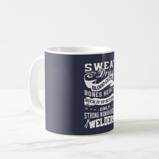 Mug Femme de soudeuse (Devant gauche)