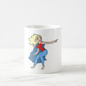 Mug Femme de super-héros (Centre)