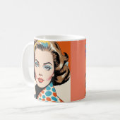 Mug Femme des années 60 (Devant gauche)