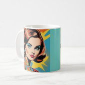 Mug Femme des années 60 (Devant gauche)