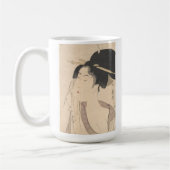 Mug Femme détendant après son Bath (Gauche)