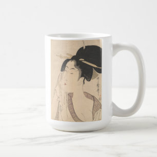 Mug Femme détendant après son Bath
