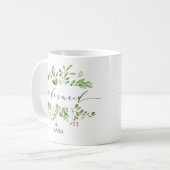Mug Femme d'information sur la verdure personnalisée-1 (Devant gauche)