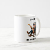 Mug Femme drôle à la retraite (Devant droit)