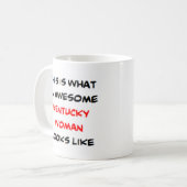 Mug femme du Kentucky, formidable (Devant gauche)