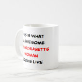 Mug femme du massachusetts, formidable (Devant gauche)