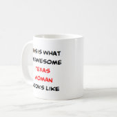 Mug femme du Texas, formidable (Devant gauche)