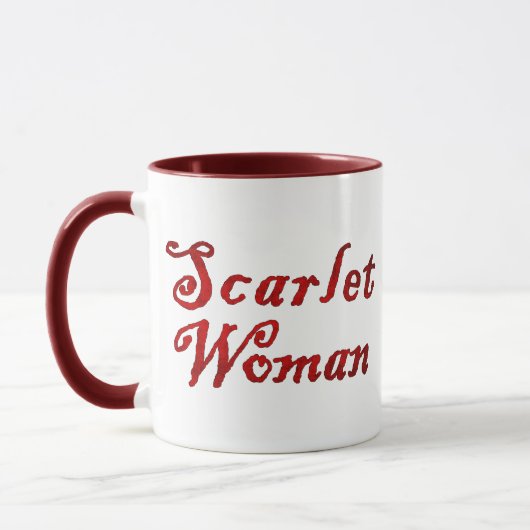 Mug Femme écarlate (Gauche)