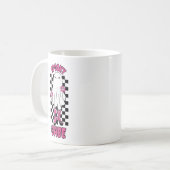 Mug Femme "Éffrayant Babe" Fantôme d'Halloween - Rose  (Devant gauche)