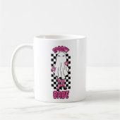 Mug Femme "Éffrayant Babe" Fantôme d'Halloween - Rose  (Gauche)