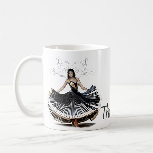 Mug Femme élégante (Gauche)